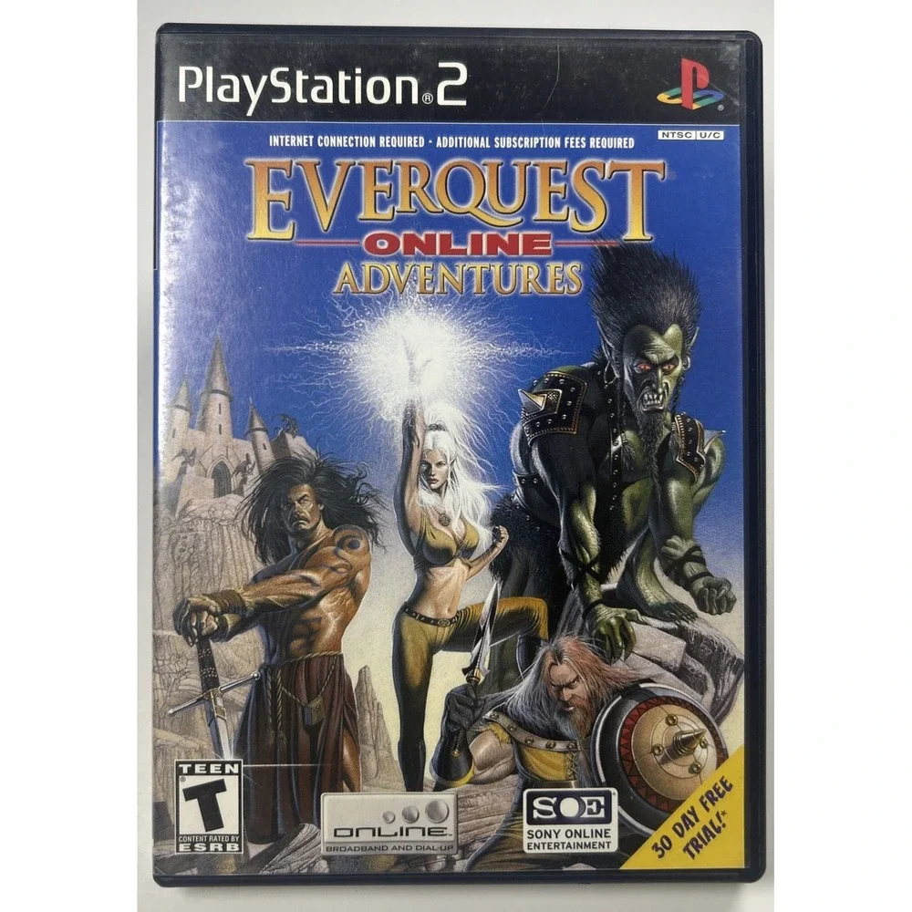 Everquest Online Adventures 2003 PS2 PlayStation 2 Complete CIB